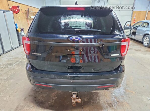 1FM5K8AT4GGC91882 2016 FORD EXPLORER Black უკანა ხედი