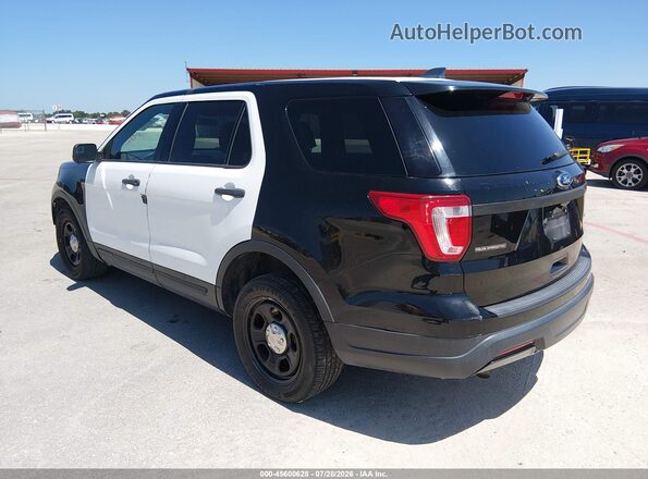 1FM5K8AT7JGA57906 2018 FORD POLICE INTERCEPTOR Black Tył lewy