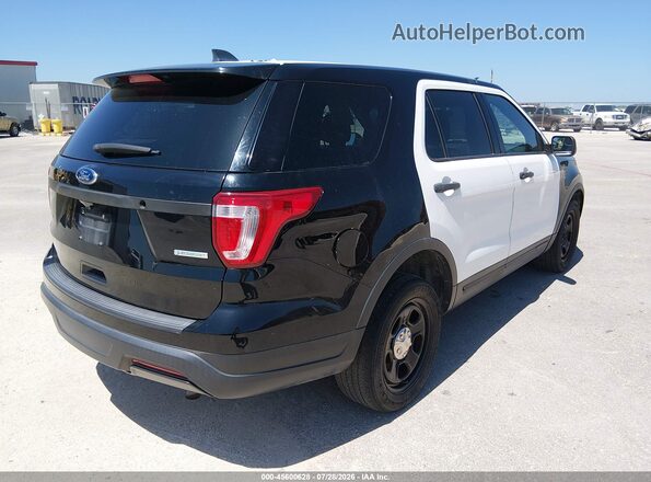 1FM5K8AT7JGA57906 2018 FORD POLICE INTERCEPTOR Black Tył prawy
