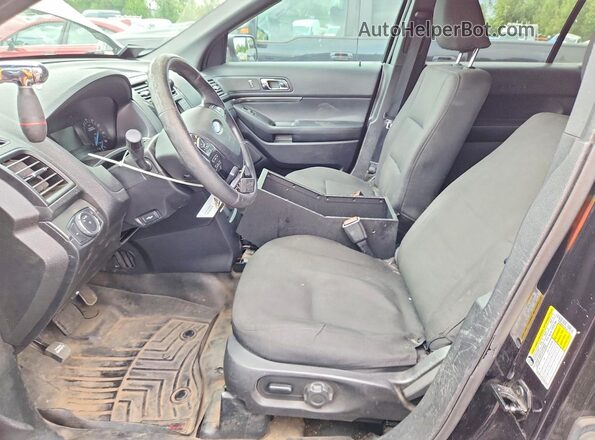 1FM5K8AT8KGA13057 2019 FORD EXPLORER Black Вид салону спереду