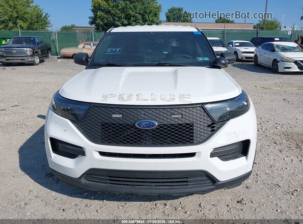 1FM5K8AW0LGC14026 2020 FORD POLICE INTERCEPTOR Белый Вид спереди
