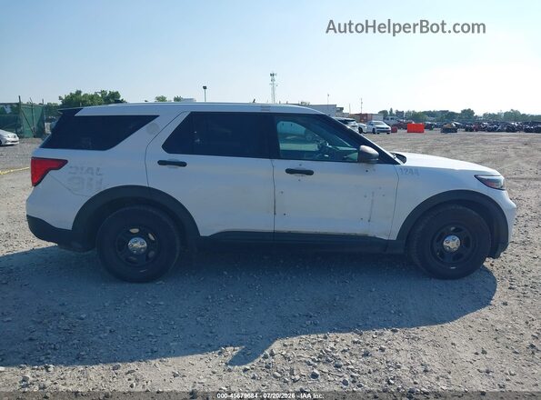 1FM5K8AW0LGC14026 2020 FORD POLICE INTERCEPTOR Белый Вид щитка приборов