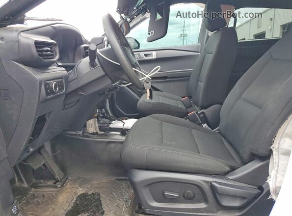 1FM5K8AW1SGA87804 2025 FORD EXPLORER White Вид салону спереду