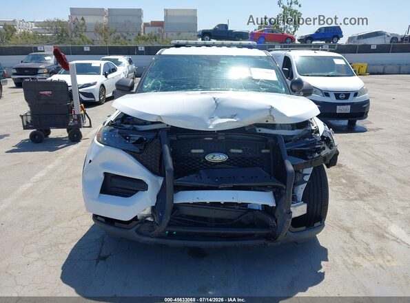 1FM5K8AW2LGA84458 2020 FORD POLICE INTERCEPTOR White ხელსაწყოთა პანელის ხედი