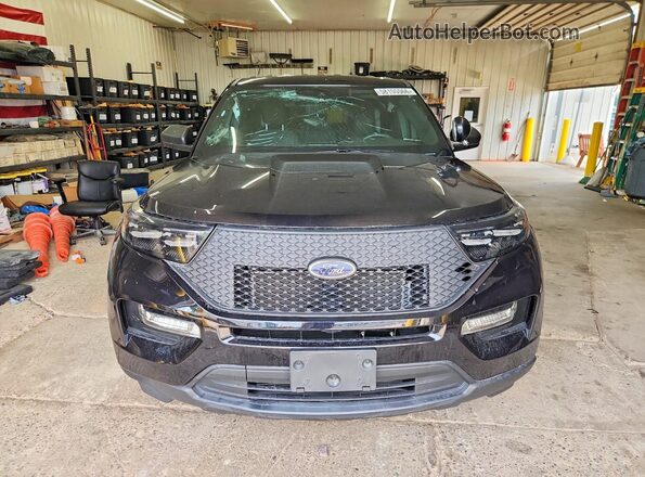 1FM5K8AW2MNA20322 2021 FORD EXPLORER Черный Вид спереди