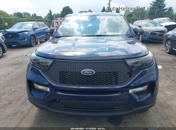 1FM5K8AW3PNA03047 2023 FORD POLICE INTERCEPTOR Blue ხელსაწყოთა პანელის ხედი