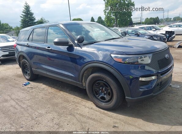 1FM5K8AW3PNA03047 2023 FORD POLICE INTERCEPTOR Blue უკანა სალონის ხედი