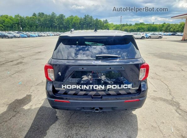 1FM5K8AW6PNA04466 2023 FORD EXPLORER Black Vista trasera