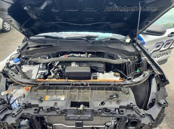 1FM5K8AW6PNA04466 2023 FORD EXPLORER Black Vista del compartimento del motor