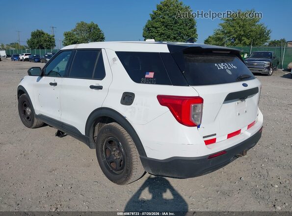 1FM5K8AW7LGC14007 2020 FORD POLICE INTERCEPTOR White Հետևի ձախ