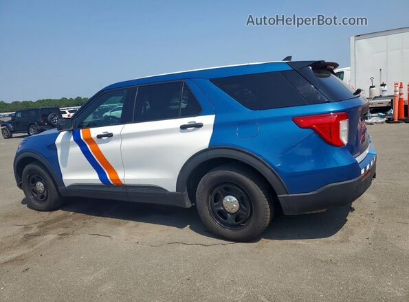 1FM5K8AW9MNA14775 2021 FORD EXPLORER Two Tone Հետևի ձախ