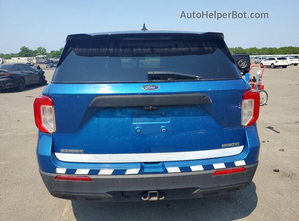 1FM5K8AW9MNA14775 2021 FORD EXPLORER Two Tone Հետևի տեսք