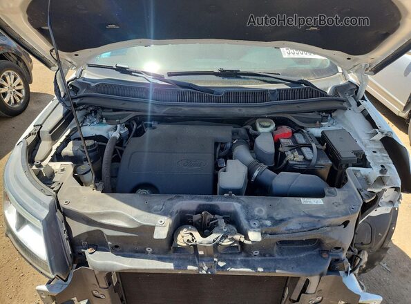 1FM5K8B80GGC11343 2016 FORD EXPLORER White Rear interior view