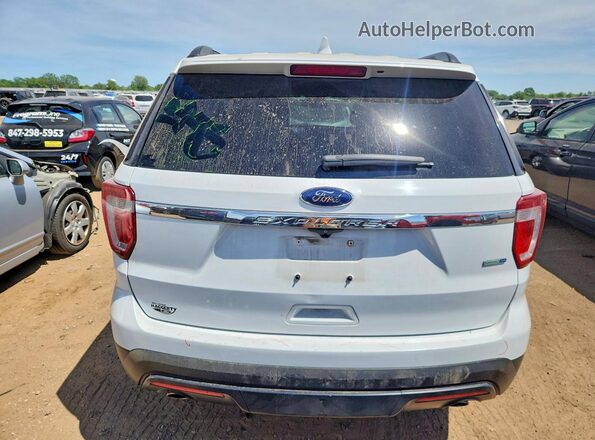 1FM5K8B80GGC11343 2016 FORD EXPLORER White Rear view