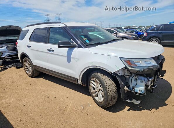 1FM5K8B80GGC11343 2016 FORD EXPLORER White Front right