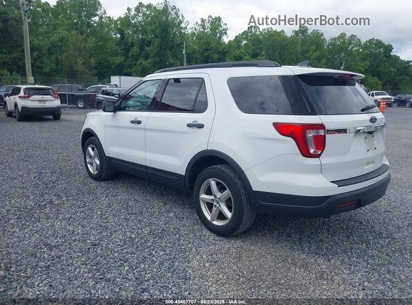 1FM5K8B80JGC45368 2018 FORD EXPLORER Белый Задняя левая четверть