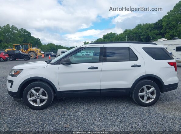 1FM5K8B80JGC45368 2018 FORD EXPLORER Белый Панорамный вид салона 360°