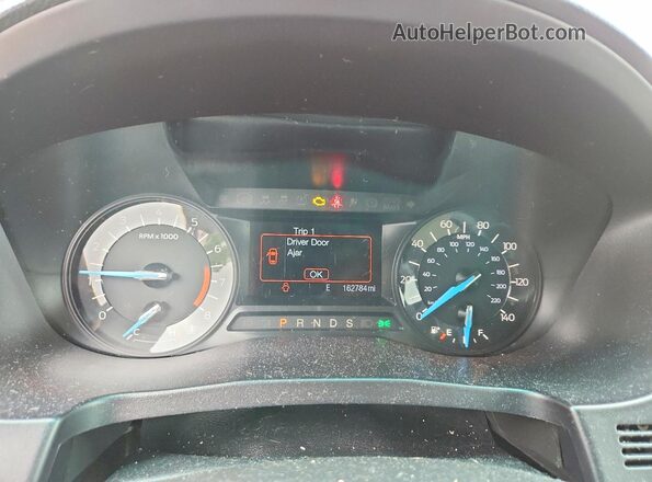 1FM5K8B81GGC21234 2016 FORD EXPLORER Red Вид щитка приладів