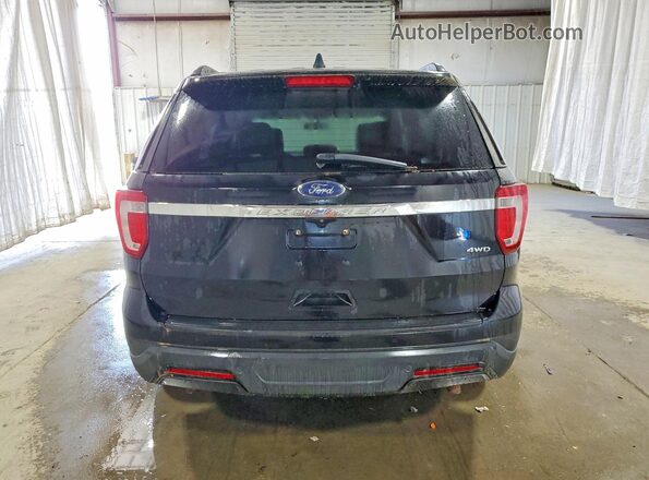 1FM5K8B81JGA58852 2018 FORD EXPLORER Black Հետևի տեսք