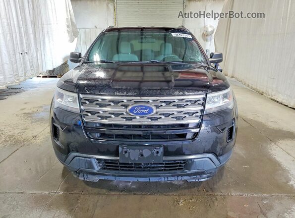 1FM5K8B81JGA58852 2018 FORD EXPLORER Black Դիմացի տեսք
