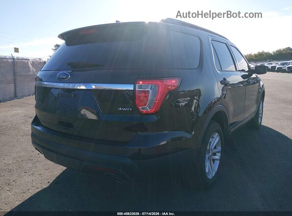 1FM5K8B82HGC63686 2017 FORD EXPLORER Black Rear right