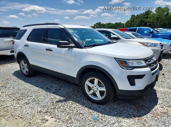 1FM5K8B82JGC02568 2018 FORD EXPLORER White წინა მარჯვენა