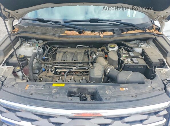 1FM5K8B82JGC02568 2018 FORD EXPLORER White ძრავის განყოფილების ხედი