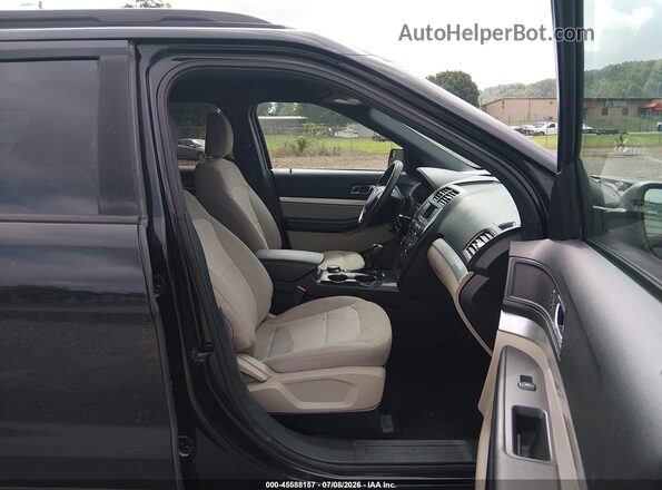1FM5K8B82JGC45291 2018 FORD EXPLORER Black Widok wnętrza z przodu