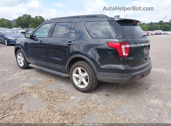 1FM5K8B82JGC45291 2018 FORD EXPLORER Black Tył lewy