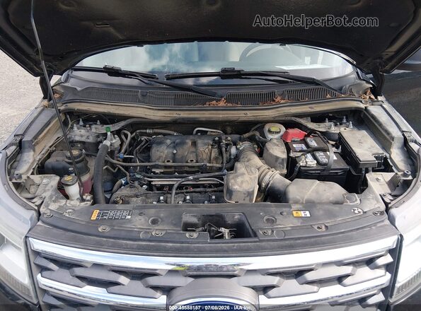 1FM5K8B82JGC45291 2018 FORD EXPLORER Black Widok z tyłu