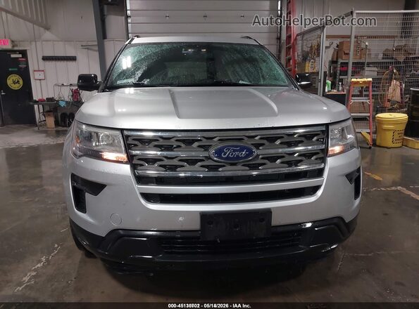 1FM5K8B82JGC45307 2018 FORD EXPLORER Black Вид щитка приладів