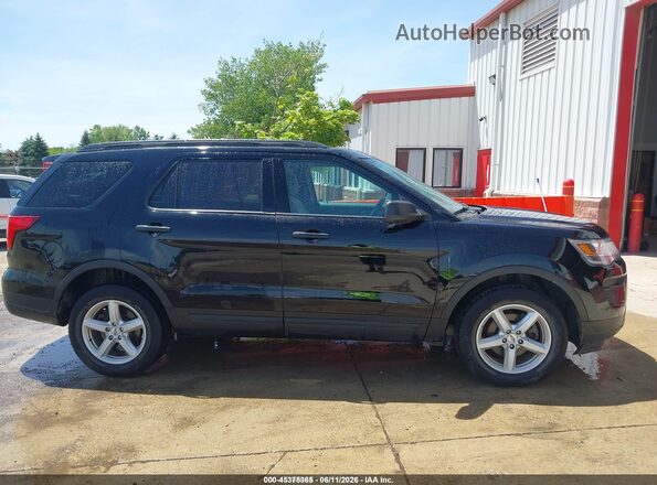 1FM5K8B82JGC45405 2018 FORD EXPLORER Black Вид задньої частини салону