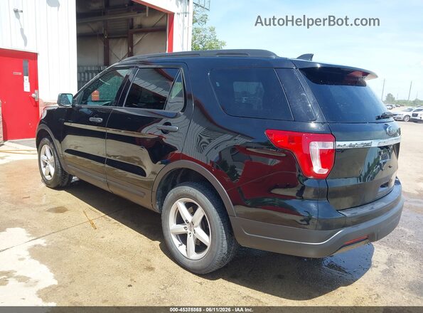 1FM5K8B82JGC45405 2018 FORD EXPLORER Black Задня ліва чверть