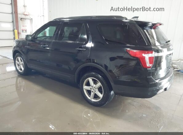 1FM5K8B82JGC45503 2018 FORD EXPLORER Black Trasero izquierdo