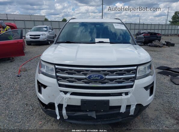 1FM5K8B82KGA03506 2019 FORD EXPLORER White Սարքավորումների վահանակի տեսք