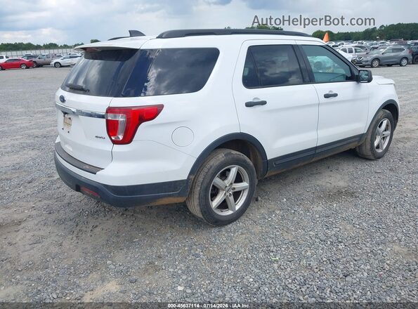 1FM5K8B82KGA03506 2019 FORD EXPLORER White Հետևի աջ