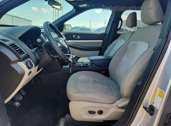 1FM5K8B82KGA45223 2019 FORD EXPLORER Silver Սալոնի դիմացի տեսք