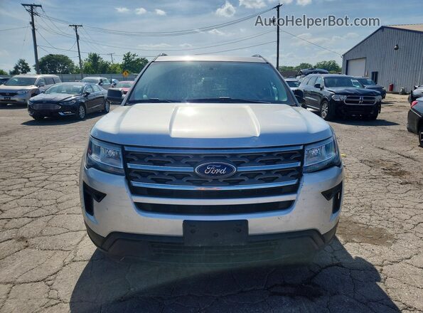 1FM5K8B82KGA45223 2019 FORD EXPLORER Silver Դիմացի տեսք