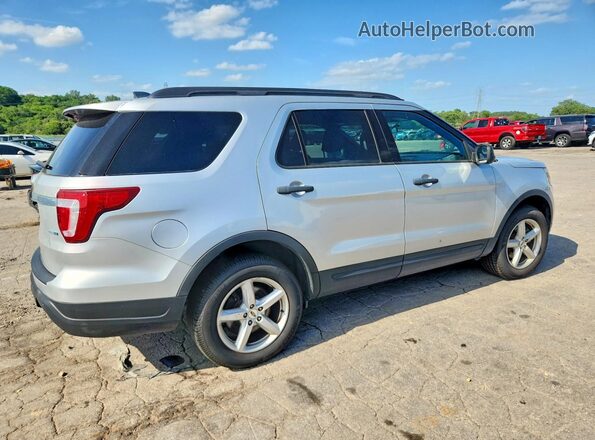 1FM5K8B82KGA45223 2019 FORD EXPLORER Silver Հետևի աջ