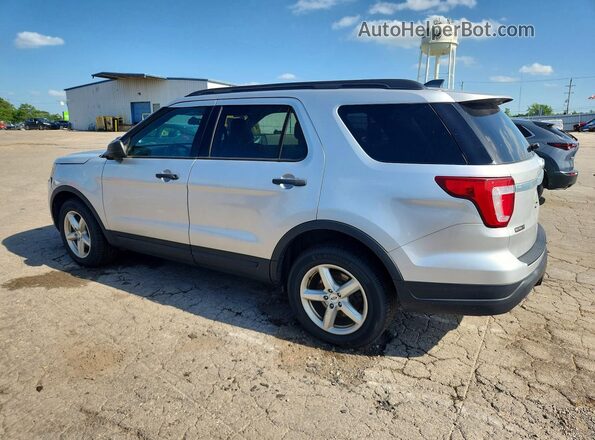 1FM5K8B82KGA45223 2019 FORD EXPLORER Silver Հետևի ձախ