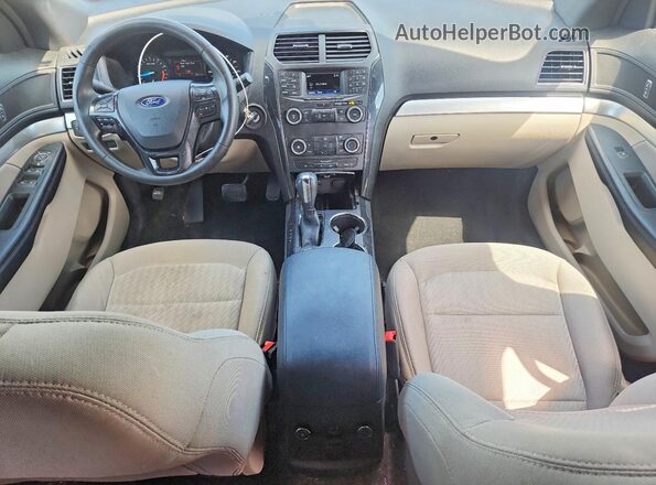 1FM5K8B82KGA45223 2019 FORD EXPLORER Silver Առջևի վահանակի տեսք