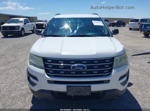1FM5K8B83GGD17740 2016 FORD EXPLORER White Սարքավորումների վահանակի տեսք