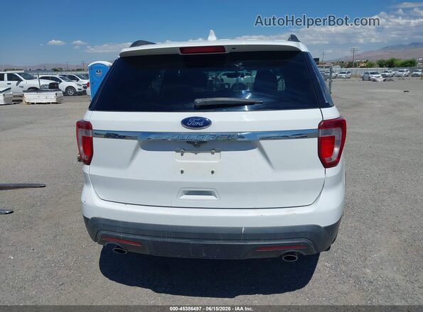 1FM5K8B83GGD17740 2016 FORD EXPLORER White 