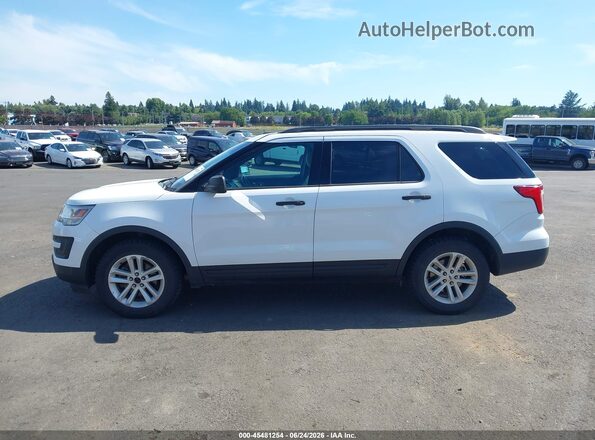 1FM5K8B83HGD23989 2017 FORD EXPLORER Белый Панорамный вид салона 360°