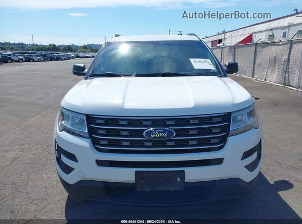 1FM5K8B83HGD23989 2017 FORD EXPLORER Белый Вид щитка приборов