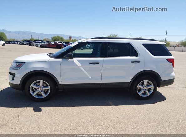 1FM5K8B83JGC45249 2018 FORD EXPLORER White სალონის 360-გრადუსიანი ხედი