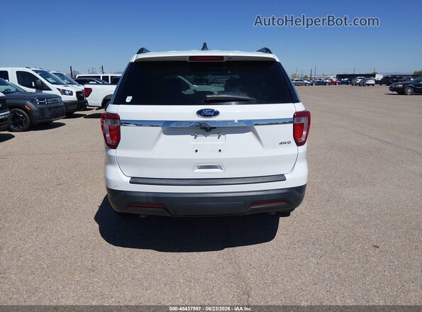 1FM5K8B83JGC45249 2018 FORD EXPLORER White 