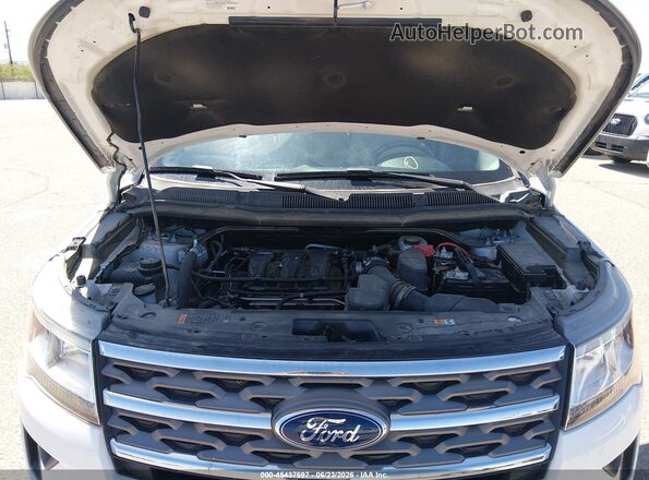 1FM5K8B83JGC45249 2018 FORD EXPLORER White უკანა ხედი
