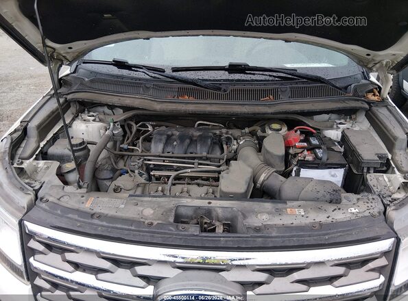 1FM5K8B83JGC45297 2018 FORD EXPLORER Белый Вид сзади