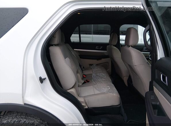 1FM5K8B83JGC45297 2018 FORD EXPLORER Белый Вид наклейки с VIN-кодом